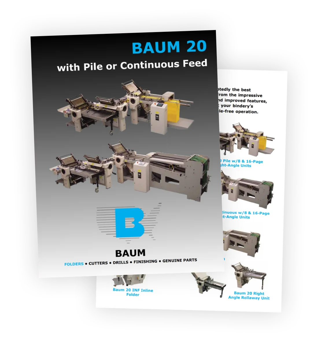 Baumfolder BAUM 20 16-Page — manufacturer photograph