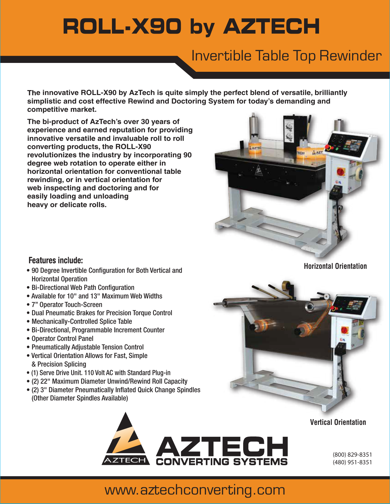 Aztech Roll-X90 — manufacturer photograph
