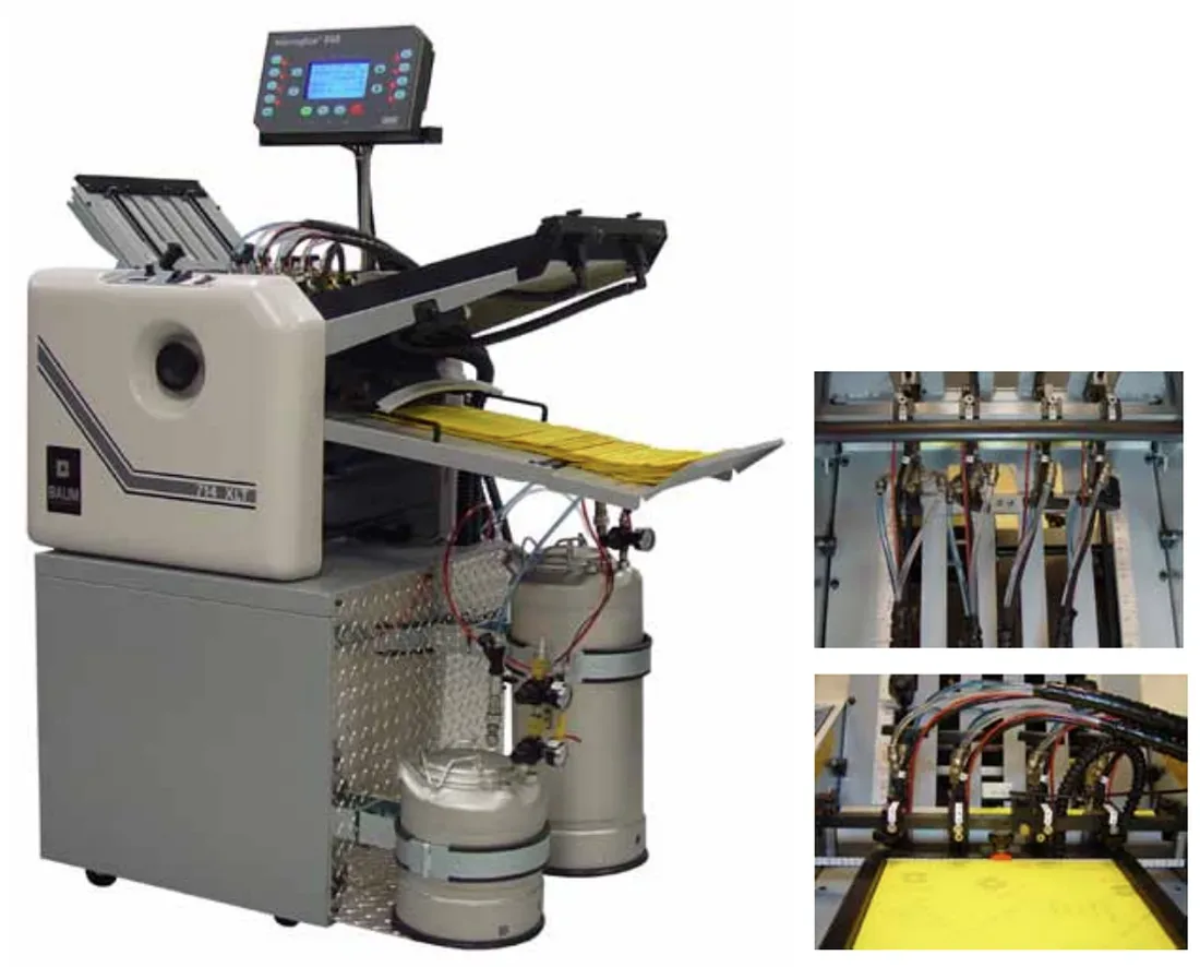 Baumfolder 714XLT MicroGluer — manufacturer photograph