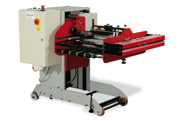 Universal mobile knife folding unit; dealer photo