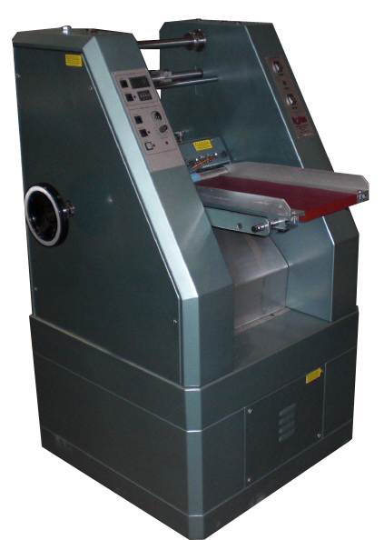 Official Rollem portrait photo of the compact Mini-4 legacy numbering / number-perf-score-slit machine (vertical console format).