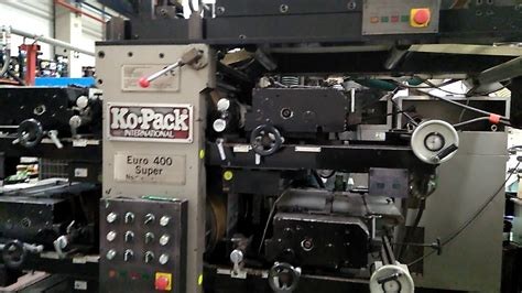 Ko-Pack KPG 400 Tube Laminate Press — photograph