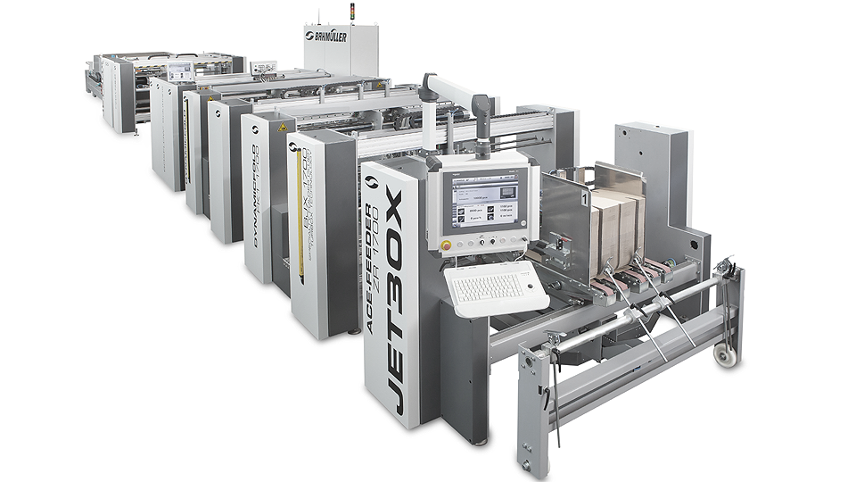 Bahmüller JETBOX specialty folder-gluer line — official product render