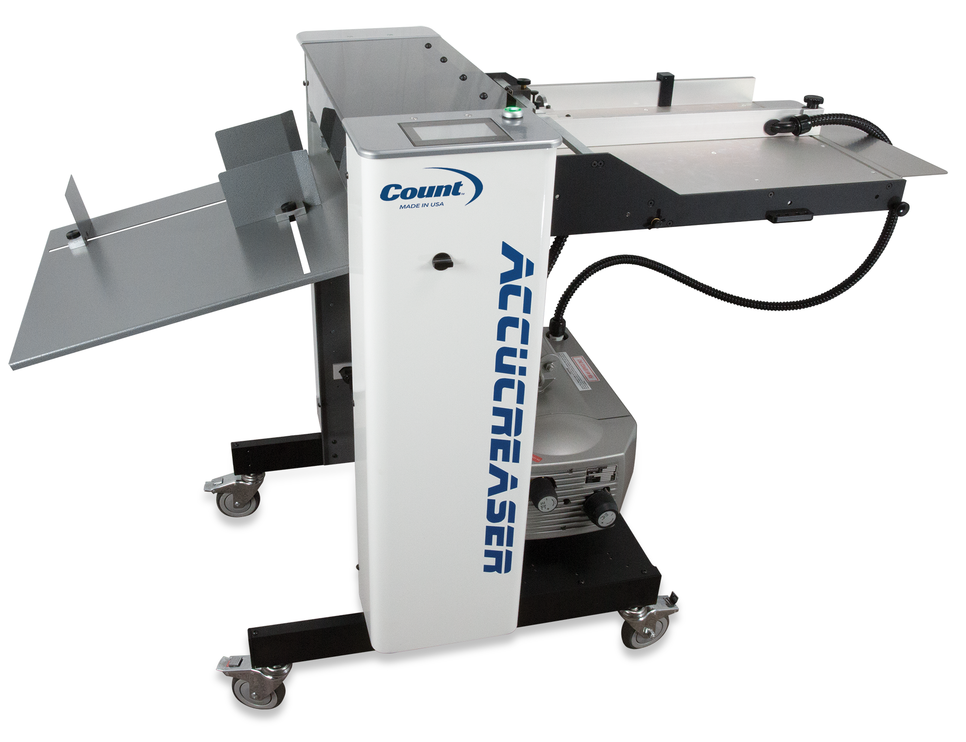Count AccuCreaser Air creasing machine with rotary perf/score — official product photo