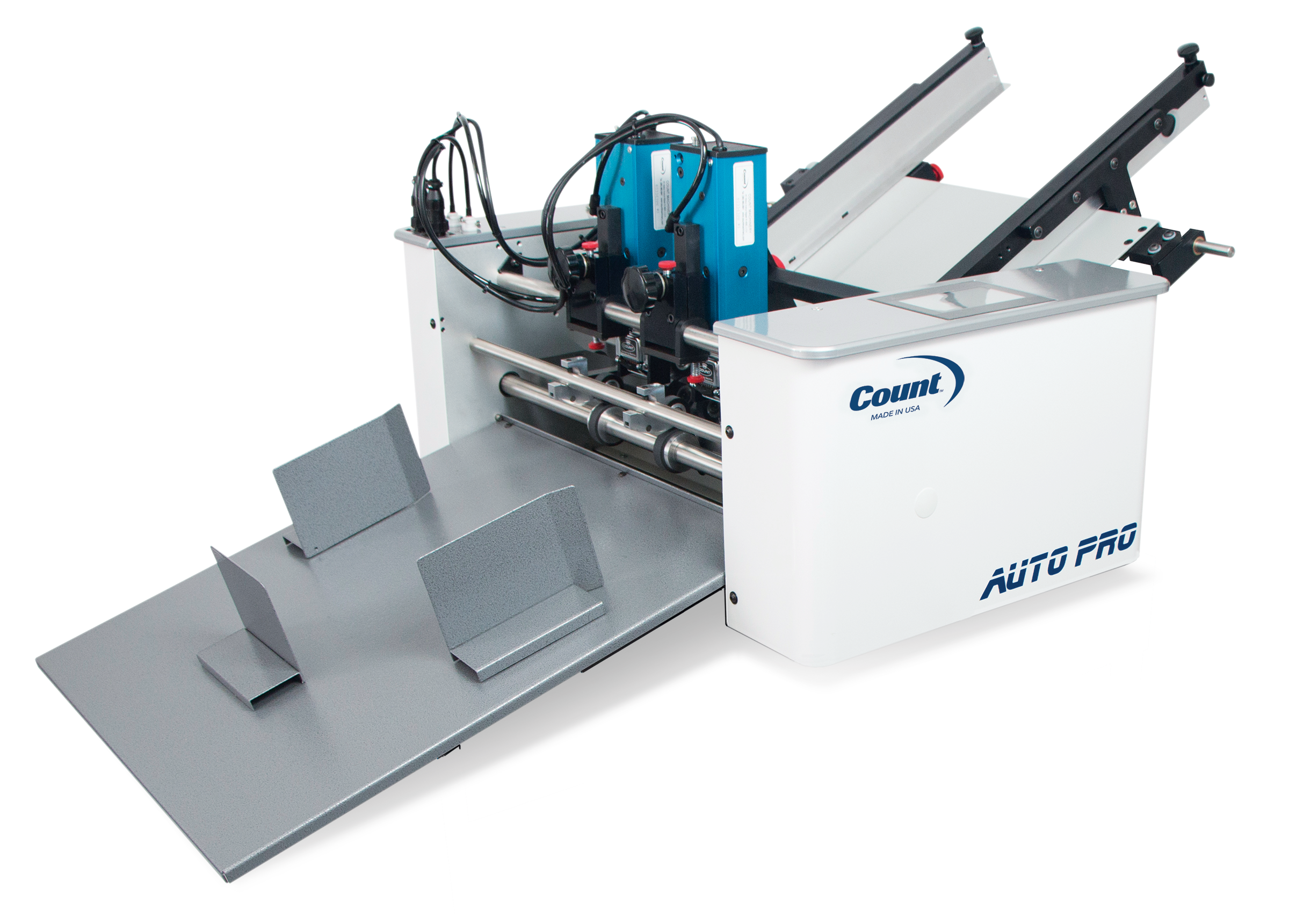 Count Auto Pro Touch automatic numbering machine with rotary perf/score — official product photo