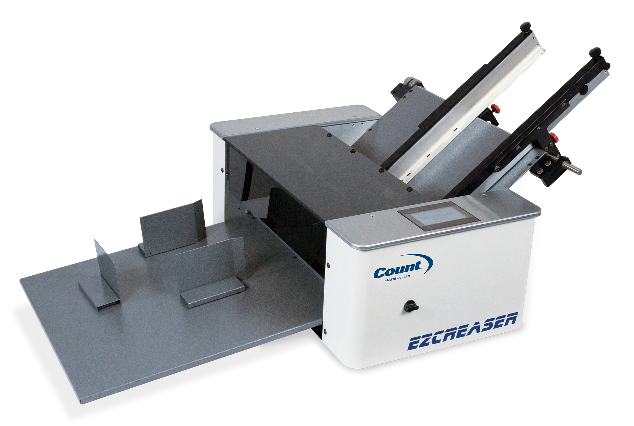 Count EZCreaser creasing and rotary perforating machine — official product photo
