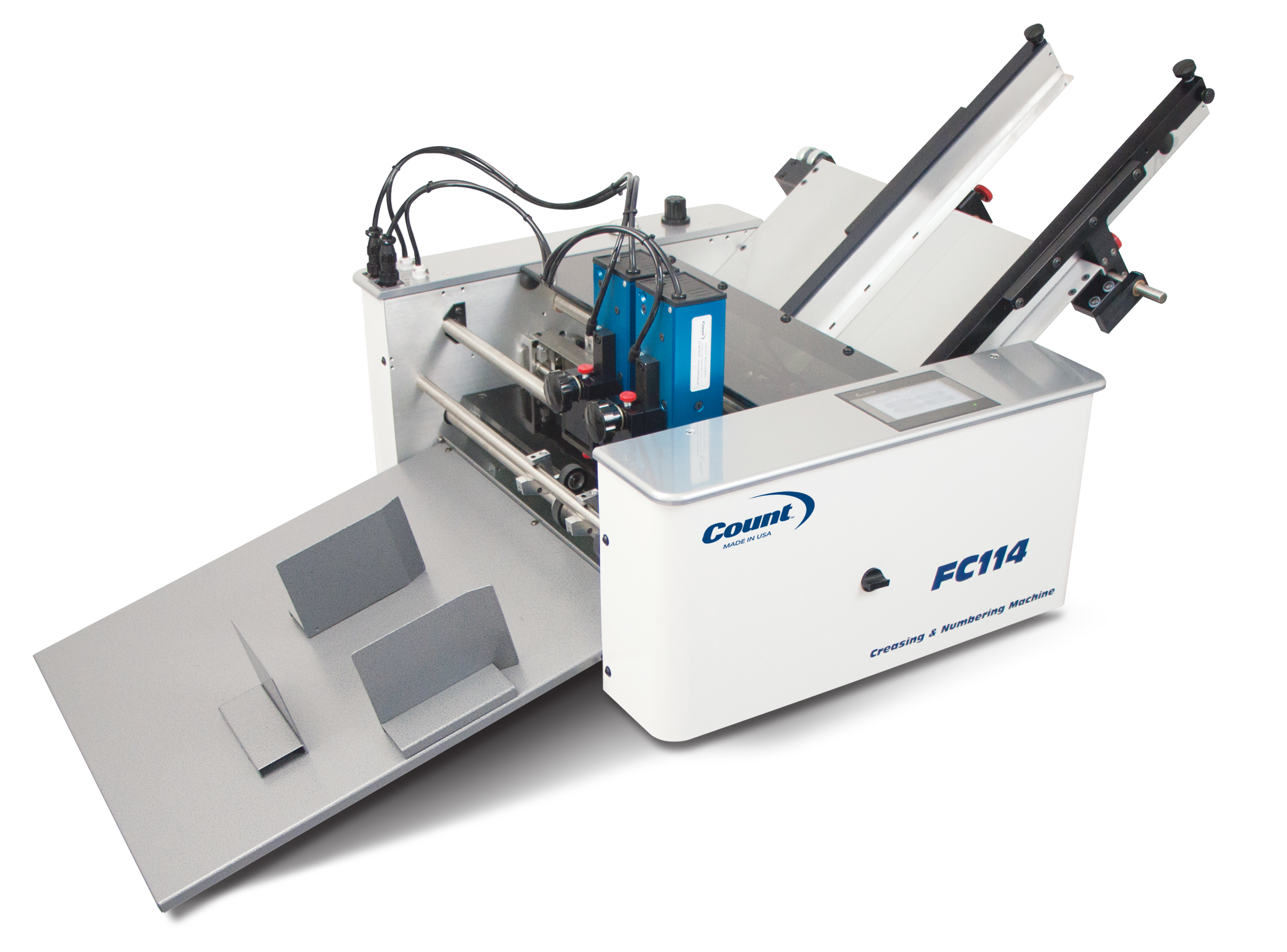 Count FC114 creasing and numbering machine — official product photo