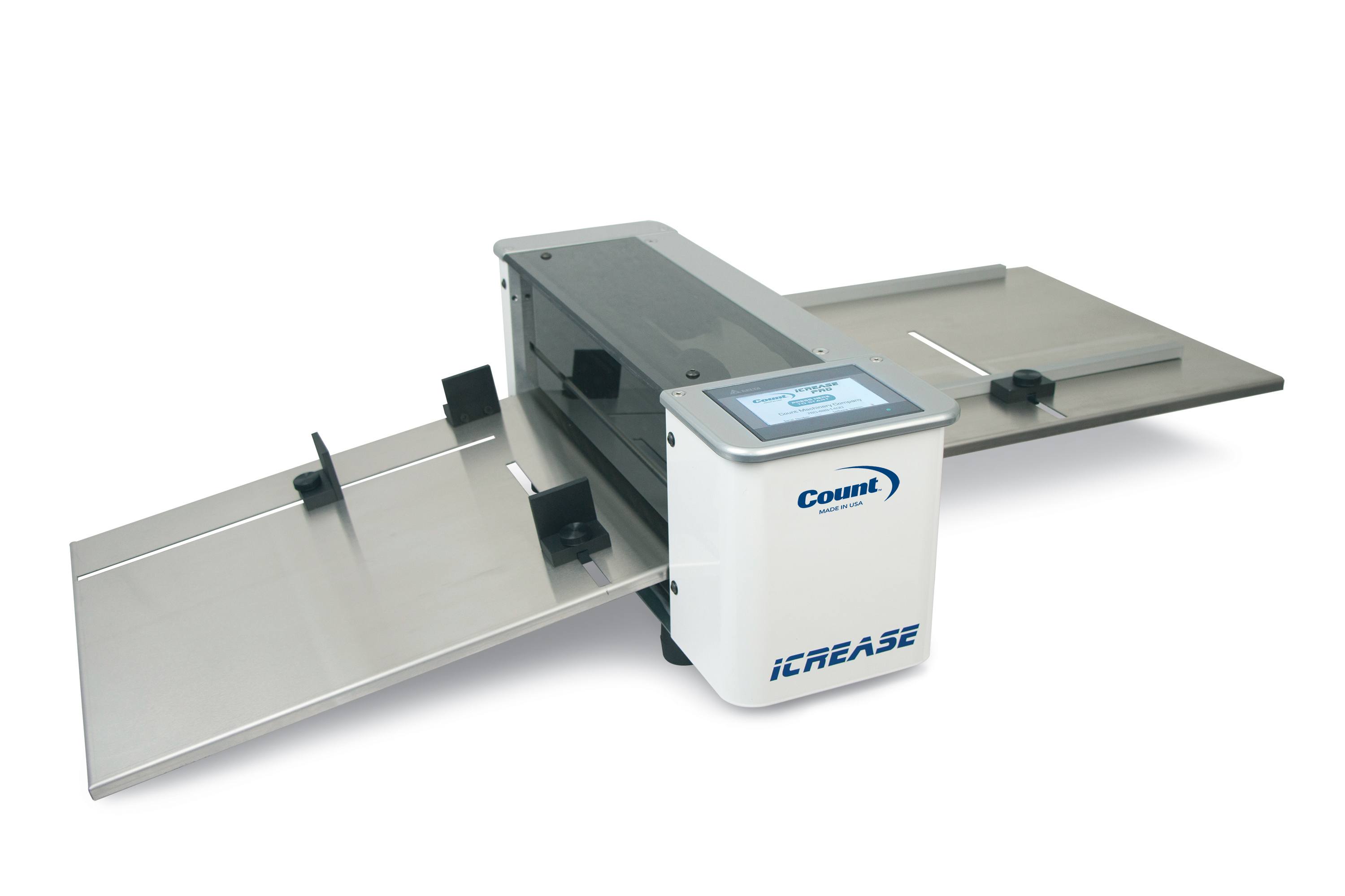Count iCrease Pro hand-fed creasing machine — official product photo