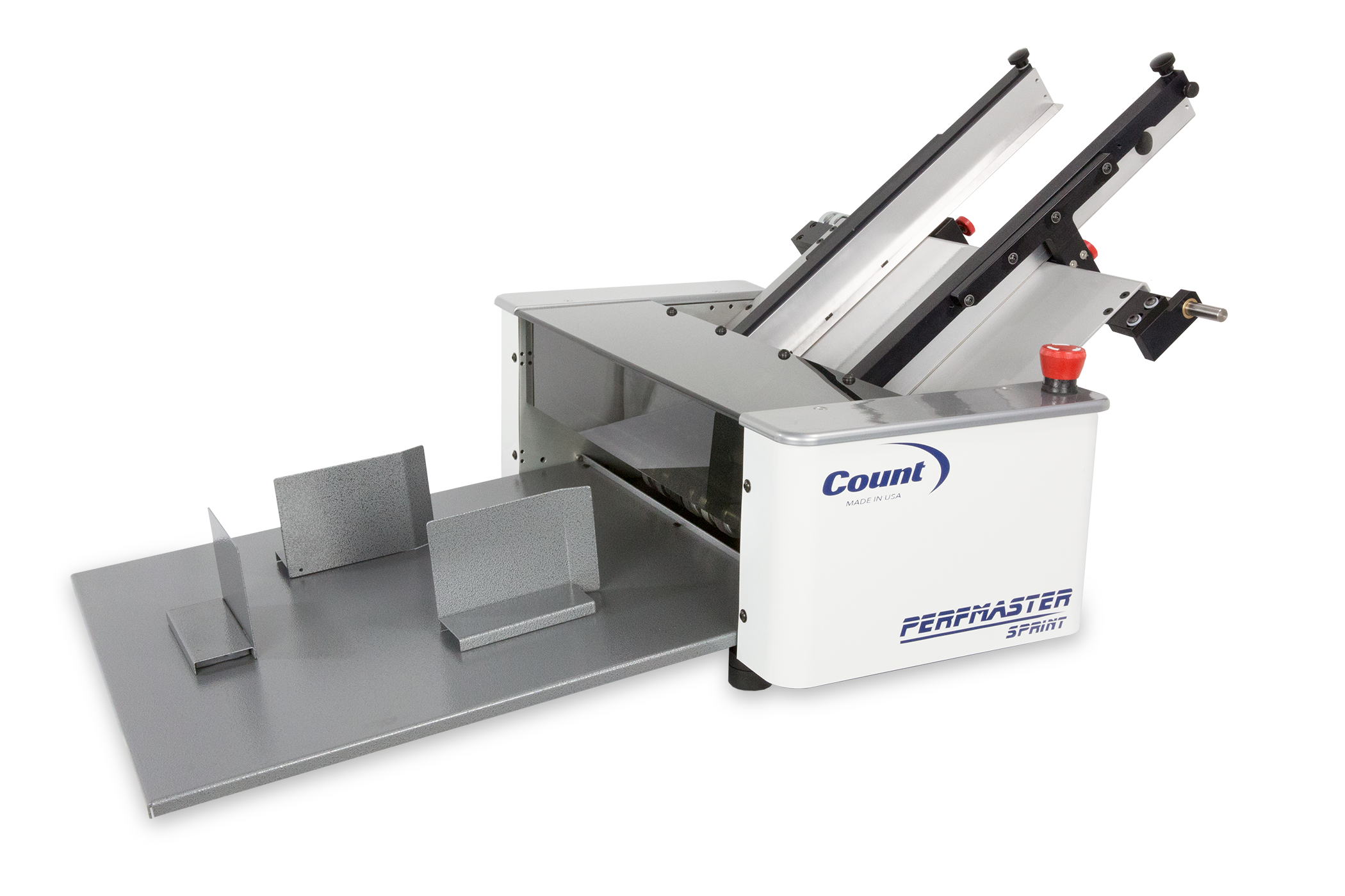 Count PerfMaster Sprint tabletop perforating and scoring machine — official product photo