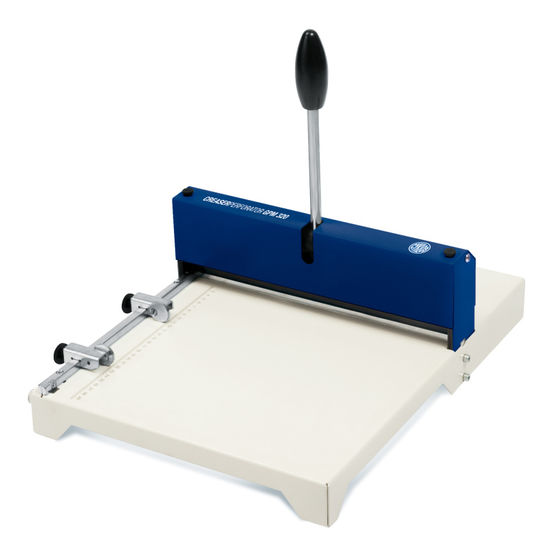 Cyklos GPM 320 manual creasing and perforating machine — official product photo