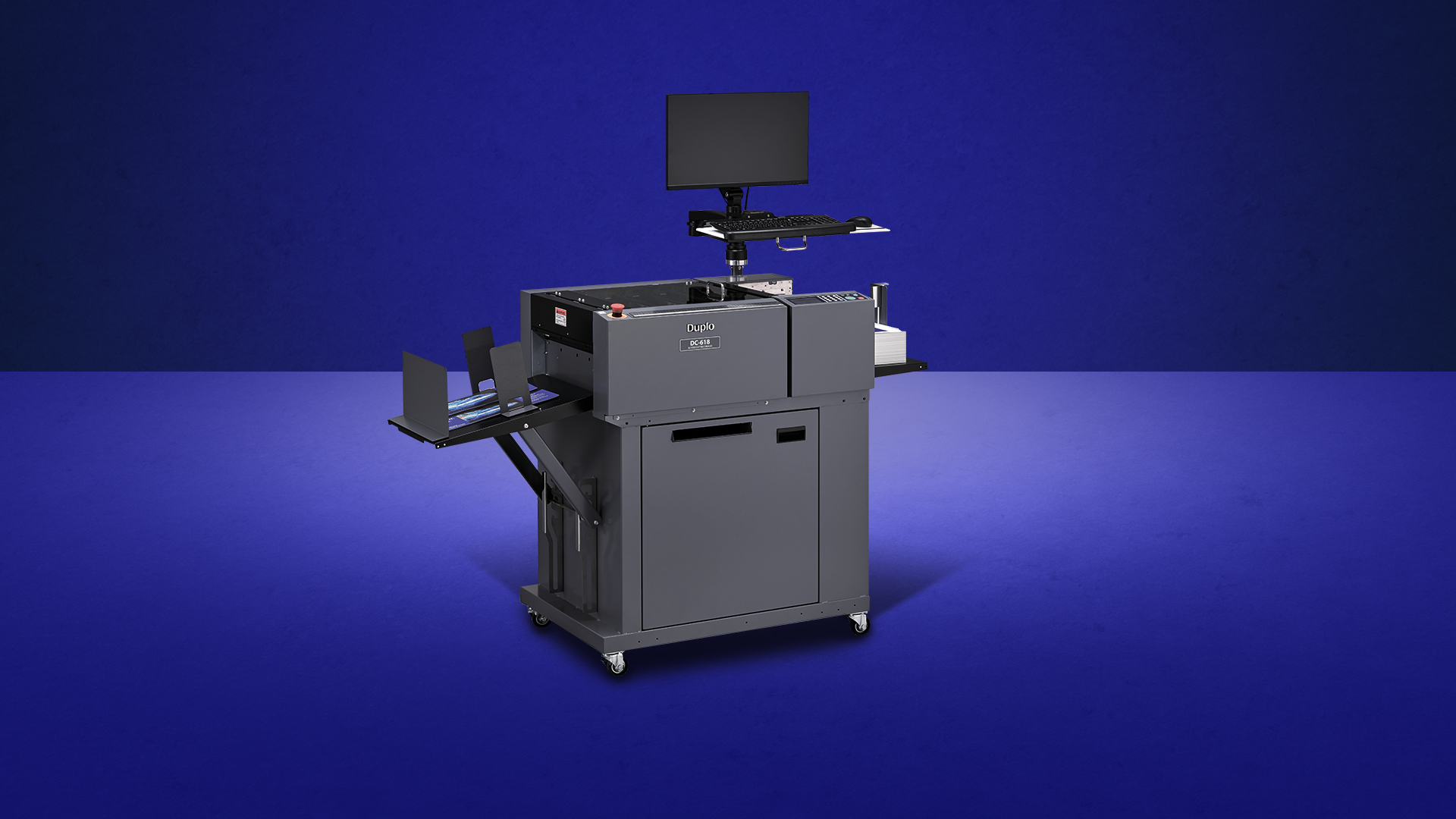 Duplo DC-618 slitter/cutter/creaser — official product photo