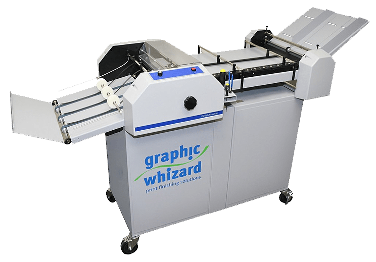 Graphic Whizard FinishMaster 150 rotary perf/score system — official product photo