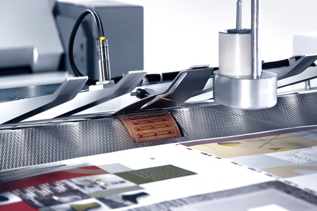 Stahlfolder KH fold table running detail (official Heidelberg)