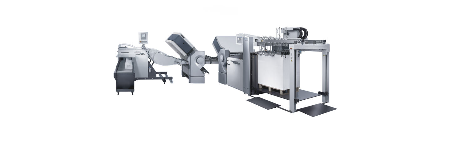 Stahlfolder TX 96 industrial signature folding system (official Heidelberg)