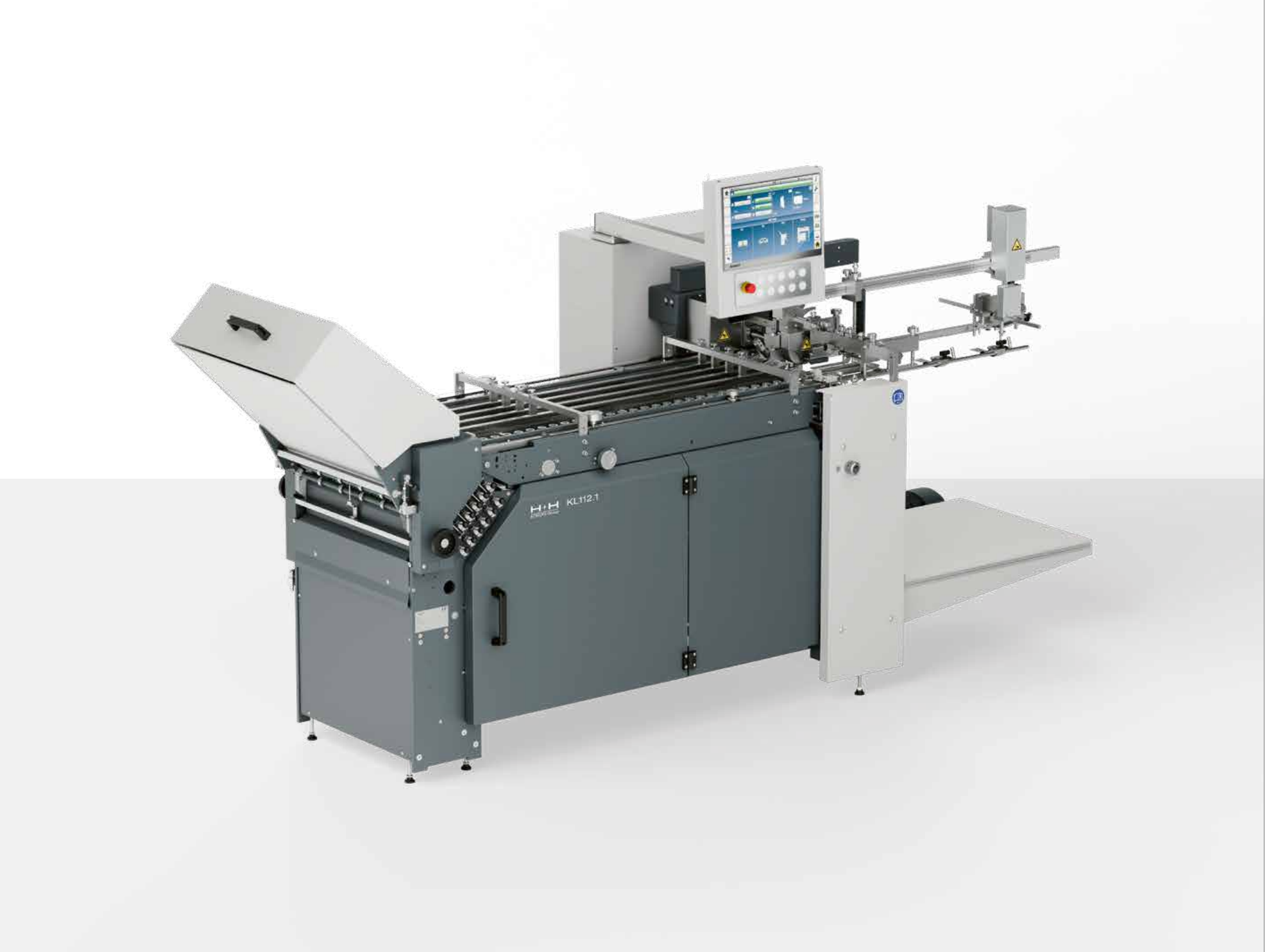 Herzog+Heymann KL112.1 pharma folding machine, official studio render