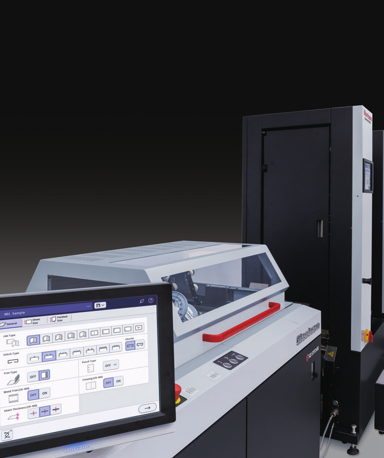Horizon SPF-2000 bookletmaking system — official brochure photo