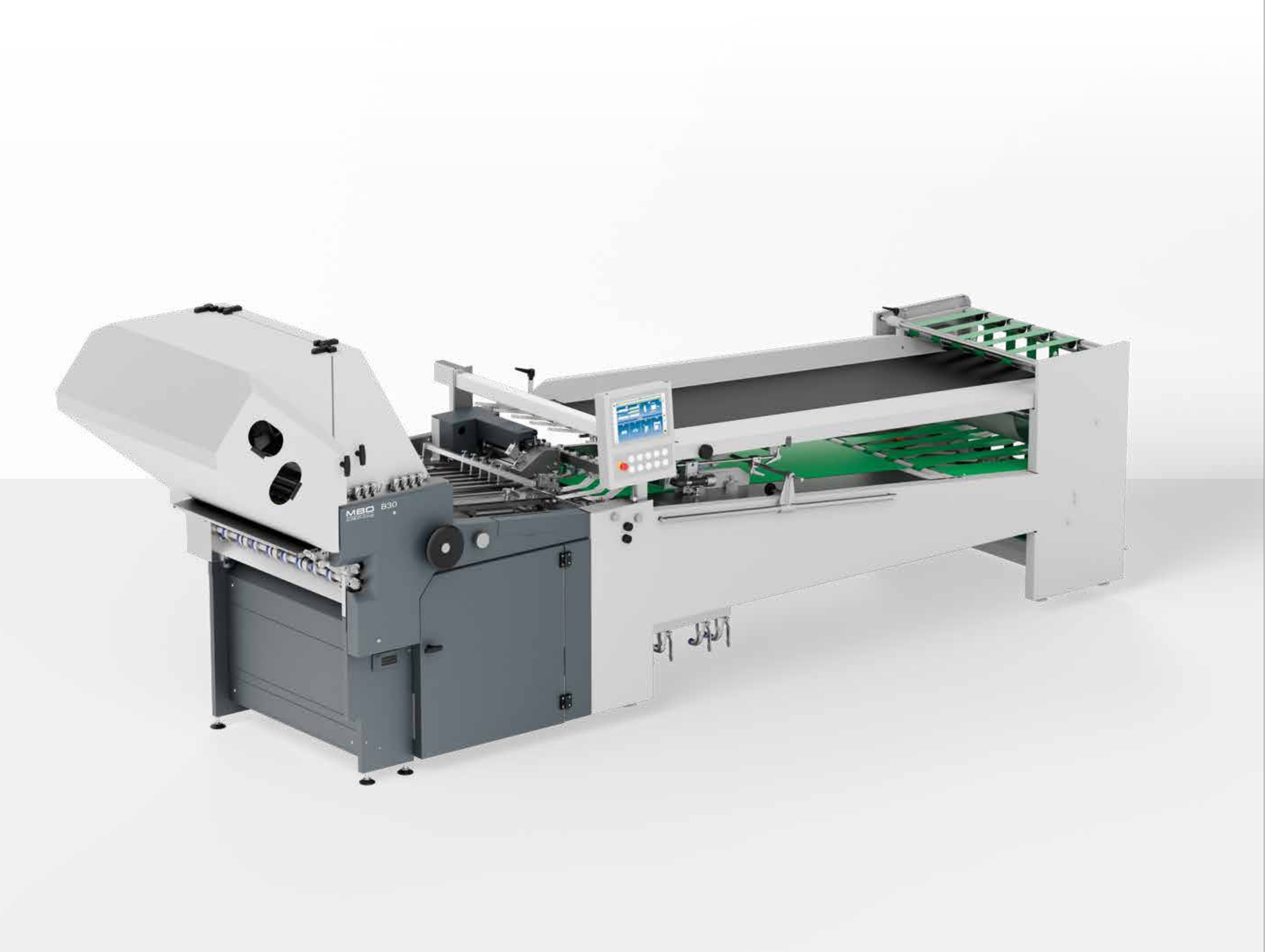 MBO B30 buckle folding machine, official studio render