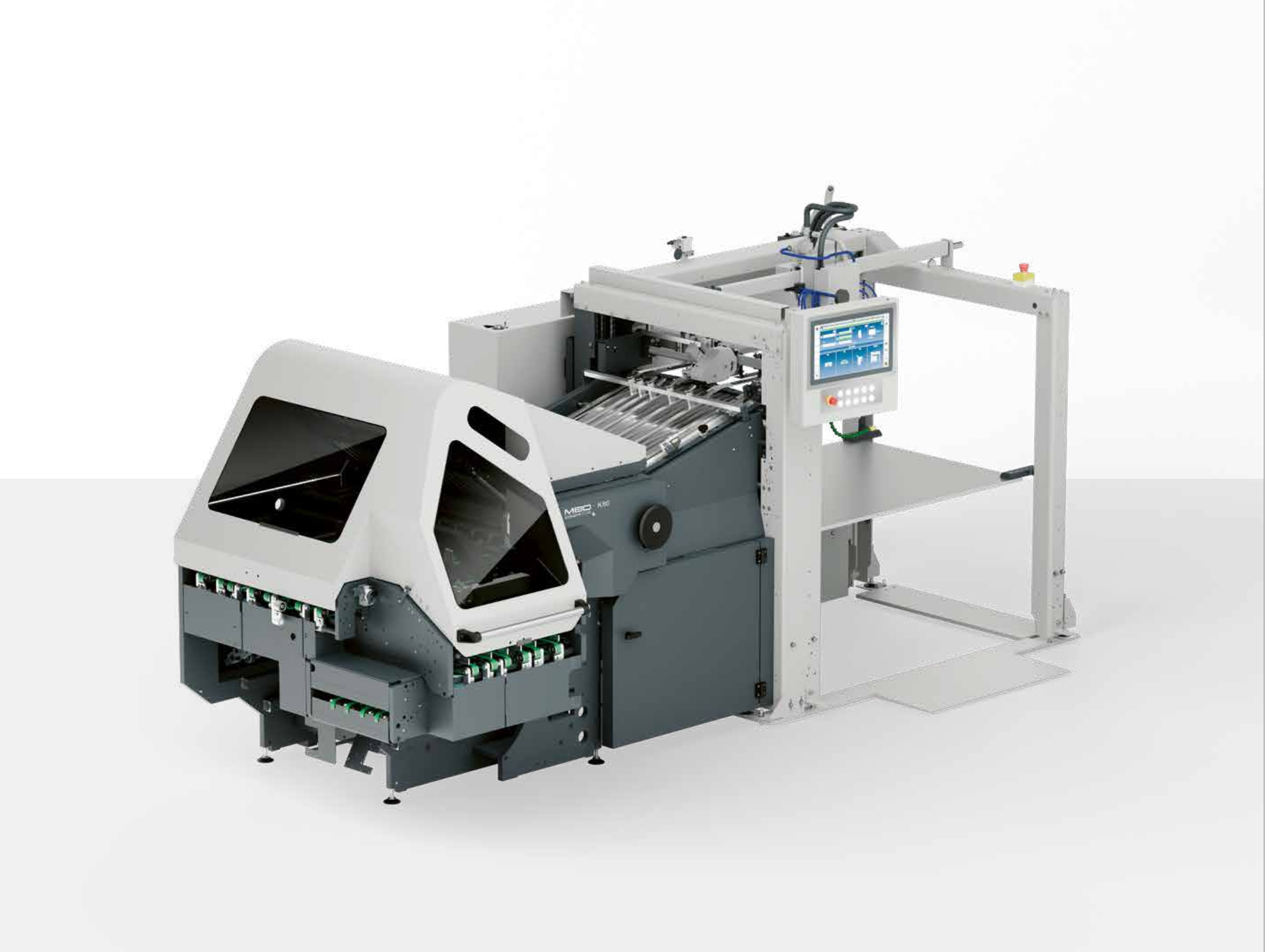 MBO K 80 combi folding machine, official studio render