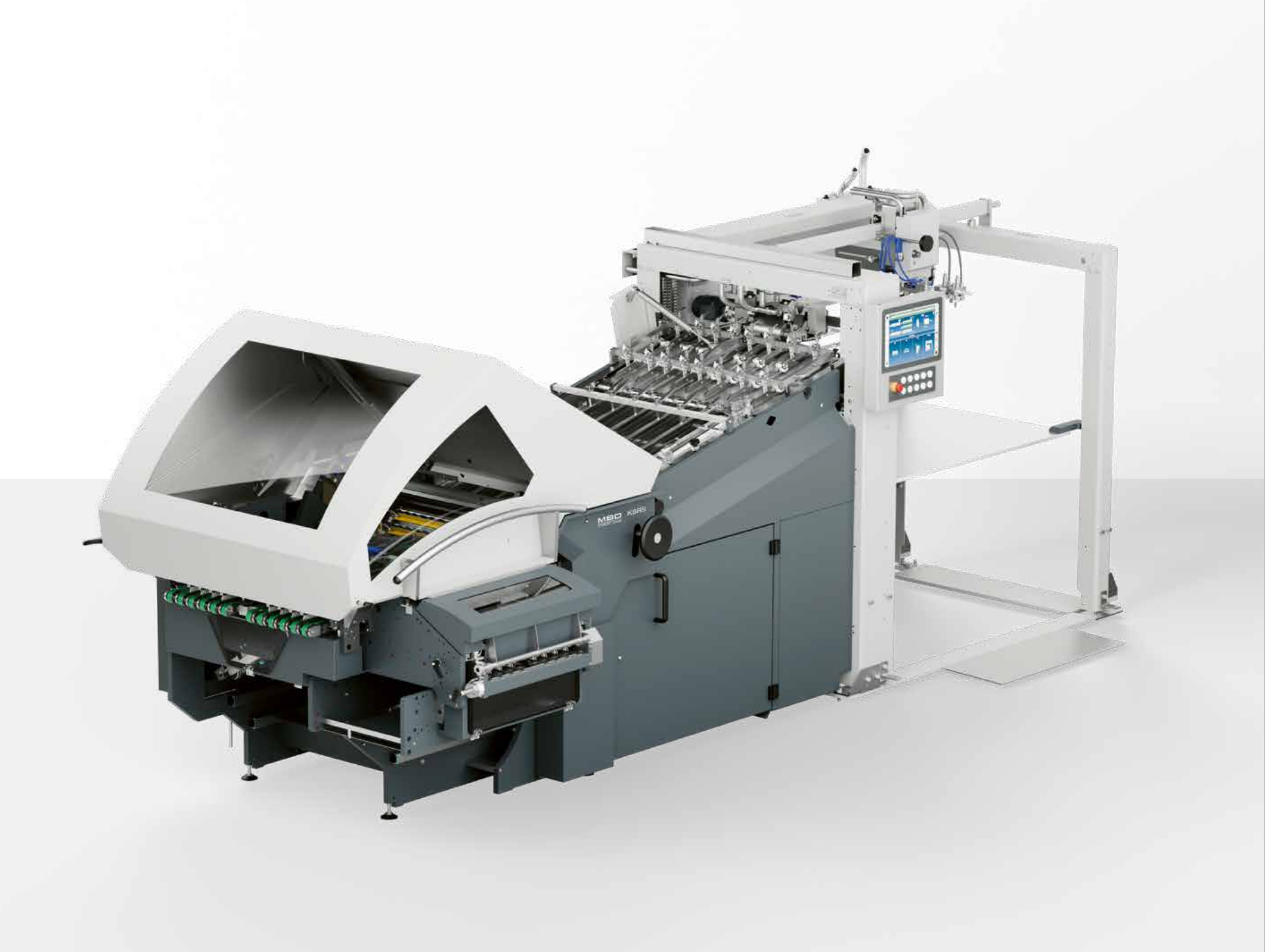 MBO K8RS folding machine, official studio render