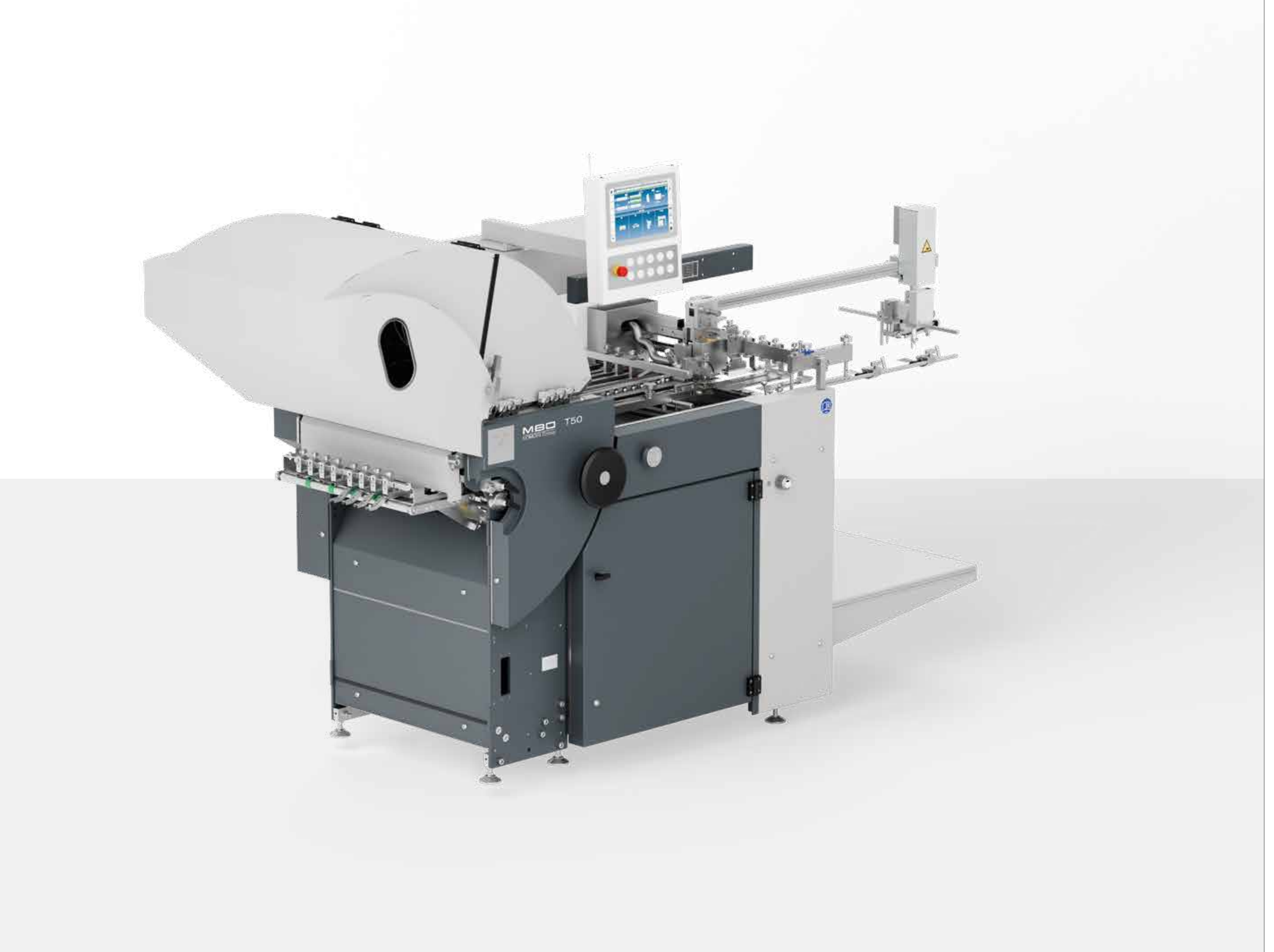 MBO T 50 buckle folding machine, official studio render