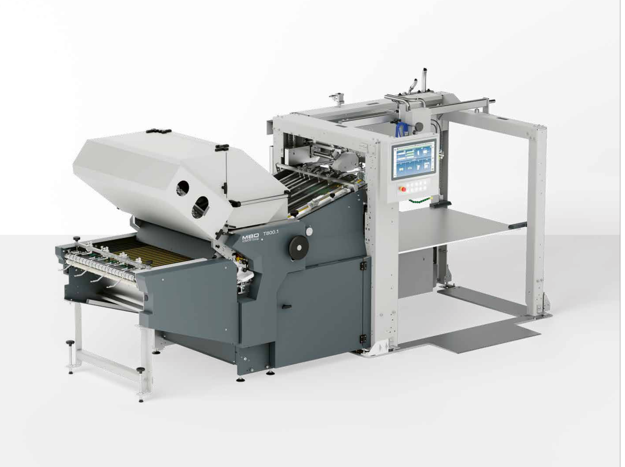 MBO T800.1 buckle folding machine, official studio render