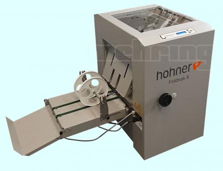 Nagel/Hohner Foldnak 8 bookletmaker (Hohner rebadge) — dealer photo (Chilvers, OEM merged)