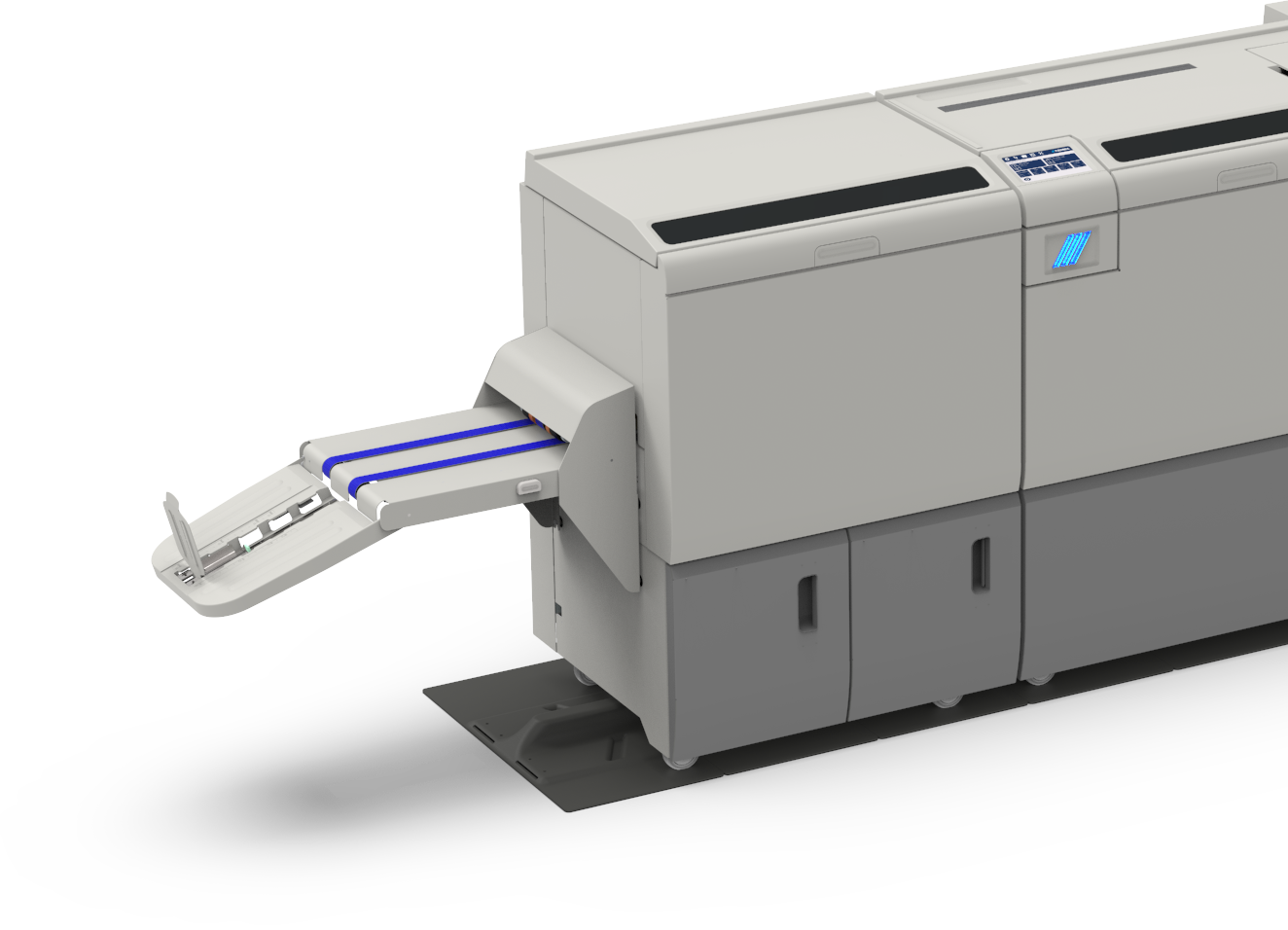 Plockmatic PBM5000-series bookletmaker — official product render