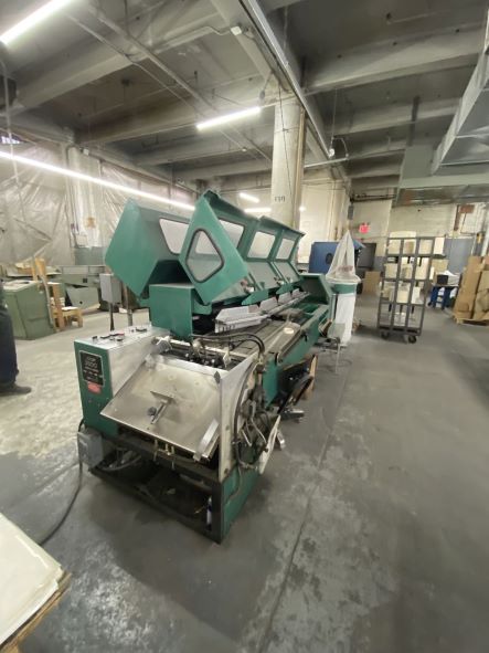 Sulby 2500 multi-clamp perfect binder with clamp bank and pile cover feeder — dealer photo (AIM)
