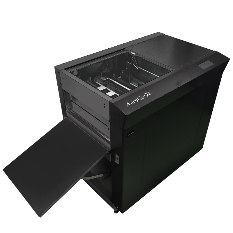 Uchida AeroCut X slitter/cutter/creaser — official product render