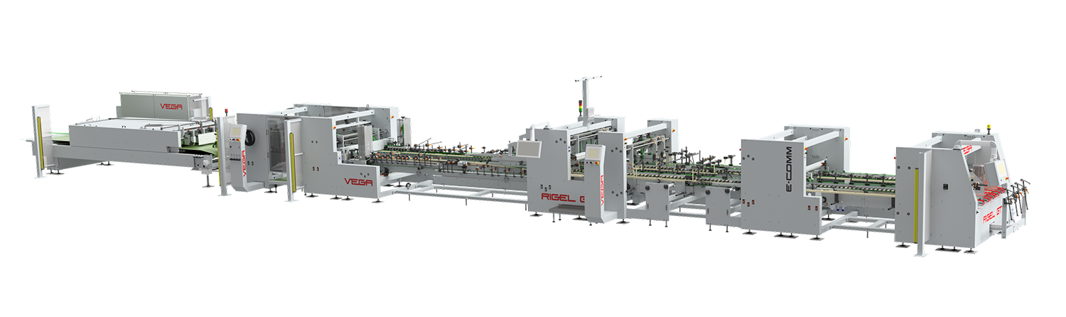 Vega Rigel GT folder-gluer full line — official product render