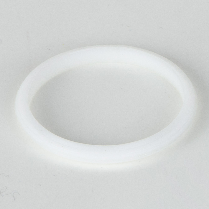 White plastic Fast-Fit creaser ring on white background