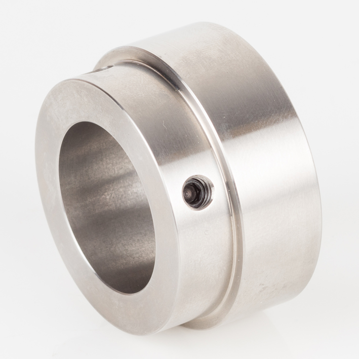 Stainless bottom support roller collar with grub screw