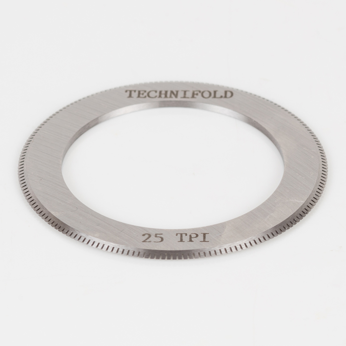 25 TPI micro-perf blade, full front studio shot