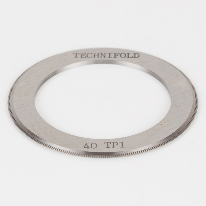 Technifold 40 TPI micro-perf blade disc on white background
