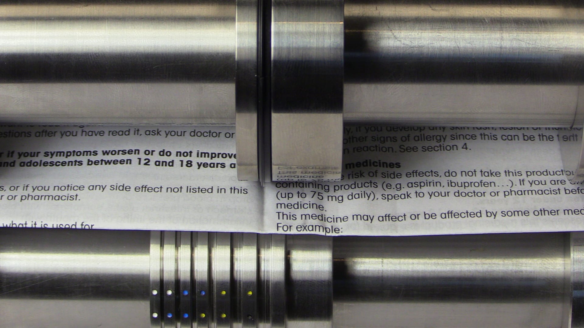 Pharma leaflet scoring
